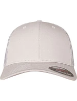 Flexfit 6511 6 panelová Trucker kšiltovka "Mesh" 55.6511 silver