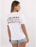 Tričko D12022AC02705A bílé a růžové Tričko D12022AC02705A bílé a růžové