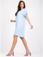 Šaty DHJ SK 0123.60P světle modrá