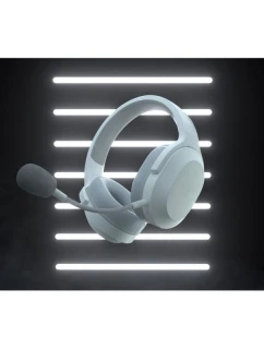 Drátová a bezdrátová herní náhlavní souprava Razer Barracuda X s čelenkou USB Type-C Bluetooth White