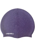 Crowell Recycling Pearl silikonová plavecká čepice fialová barva 4 Crowell Recycling Pearl silikonová plavecká čepice fialová barva 4
