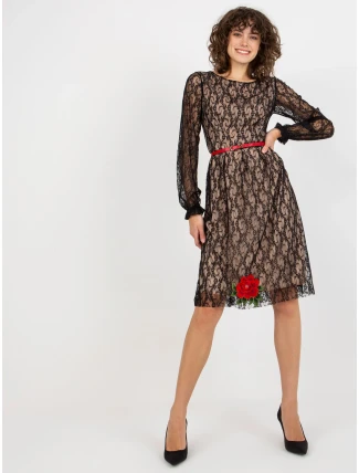 LK SK 507018 šaty.60P černá