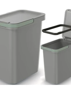 Odpadkové koše 12 l SYSTEMA SORTIBOX SMOOTH GRAY dětské