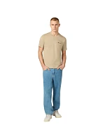Pánské tričko Champion SS Tee beige 221798 MS041 pánské
