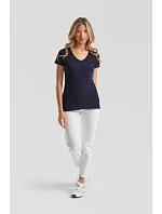 Fruit of the Loom Lady-Fit Valueweight V-Neck T Dámské tričko s výstřihem do V 16.1398 deep navy Fruit of the Loom Lady-Fit Valueweight V-Neck T Dámské tričko s výstřihem do V 16.1398 deep navy