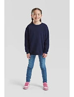 Fruit of the Loom Classic Kids Set-In Sweat Dětská mikina 16.2041 vintage heather navy Fruit of the Loom Classic Kids Set-In Sweat Dětská mikina 16.2041 vintage heather navy