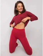 Dámské legíny RV LG 2850.24P Bordó - FPrice Dámské legíny RV LG 2850.24P Bordó - FPrice