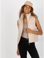 Dámská vesta NM KZ D2 3815-62.83 Světle béžová - FPrice