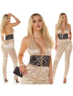 Sexy kombinéza 18549 se šněrováním - Koucla