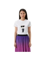 Karl Lagerfeld Ikonik Tričko W 230W1700 Karl Lagerfeld Ikonik Tričko W 230W1700