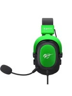 Herní sluchátka Havit H2002d černá/zelená
