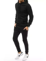 FashionStreet černá pánská tepláková souprava AX0547