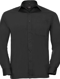 Russell Athletic 934M Popelínová košile s dlouhým rukávem 11.934M black