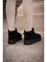 Nízké Sněhové Boty Na Platformě Big Star OO274A099 Černé