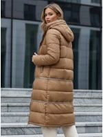 FashionStreet dámská zimní dlouhá velbloudí bunda TY5167