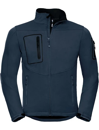 Russell Athletic 520M Pánská 3-vrstvá sportovní softshell bunda 10.520M french navy