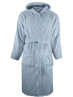 The One Towelling Bathrobe hooded Župan s kapucí 48.1021 light blue