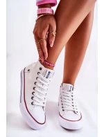 Dámské Vysoké Tenisky Big Star DD274332 Bile Dámské Vysoké Tenisky Big Star DD274332 Bile