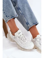 Dámské Kožené Tenisky GOE RR2N4083 Béžové