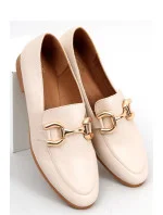 Dámské boty / mokasíny MM-848 světle béžová -  Lovery