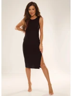 Dámské úpletové šaty 707 Freya sz/r borůvkové - De Lafense Dámské úpletové šaty 707 Freya sz/r borůvkové - De Lafense