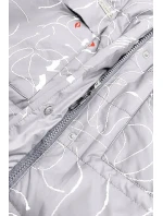 Dámská vzorovaná šedá bunda (7720) Dámská vzorovaná šedá bunda (7720)