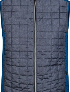 Daiber JN 740 Pánská pletená hybridní vesta 02.0740 royal melange/anthracite melange