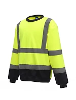 Yoko HVJ 510 Hi-Vis mikina 79.J510 hi vis yellow/navy