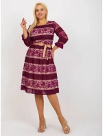 Dámské šaty LK SK 507356 šaty.01 fialová