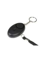 Osobní alarm GUARD Scorpion s LED svítilnou, černý, 120dB siréna (YC-003-BL)