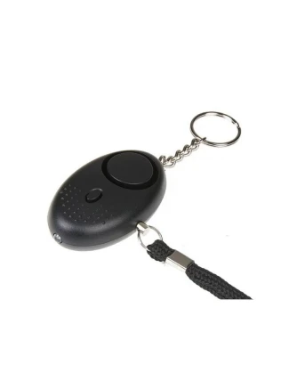 Osobní alarm GUARD Scorpion s LED svítilnou, černý, 120dB siréna (YC-003-BL)