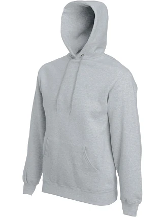 Fruit of the Loom Classic Hooded Sweat Mikina s kapucí 16.2208 heather grey