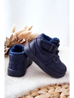 Dětské Zateplane Vysoké Boty Tmavě Modrá Clafi