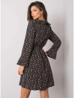 Šaty DHJ SK 13891A 1.10P černá a béžová