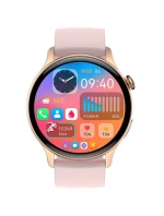 Dámské chytré hodinky RUBICON RNCF10 Rose Gold/Pink SMARUB239 Dámské chytré hodinky RUBICON RNCF10 Rose Gold/Pink SMARUB239