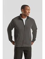 Fruit of the Loom Premium Sweat Jacket Mikina 16.2228 light graphite