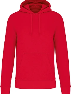 Kariban K 4027 Pánská eco-friendly mikina s kapucí 20.4027 red