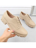 M.Daszynski W SAN33C béžové polobotky