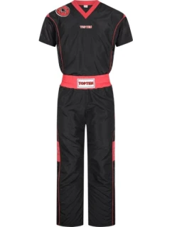 TOP TEN "Star Edition" pointfighting suit černo-červený (WAKO APPROVED new)