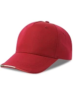 Atlantis Headwear Recy Five Italia 5 panelová kšiltovka 33.0281 red