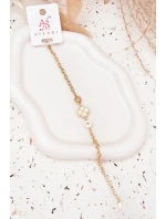 Náramek S Konvalinkou Ze Chirurgické Oceli Zlatá Náramek S Konvalinkou Ze Chirurgické Oceli Zlatá