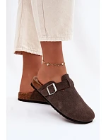 Dámské přezůvky Chodaki Vinceza 101332 Čokoládové