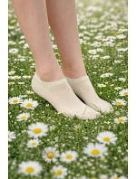 DÁMSKÉ PONOŽKY HLADKÉ BAMBUSOVÉ SE SILIKONEM 281028