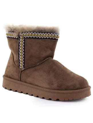 Dámské sněhule semišové hnědé Potocki 06303