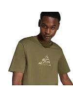 Pánské tričko adidas Camo Explorer Graphic T-shirt olive JZ7502 pánské Pánské tričko adidas Camo Explorer Graphic T-shirt olive JZ7502 pánské