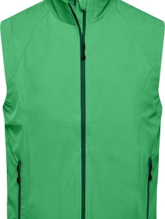 Daiber JN 1022 Pánská 3-vrstvá softshellová vesta 02.1022 green