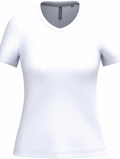 Kariban K 381 Dámské tričko s výstřihem do V 20.K381 white