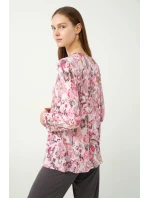 Vamp - Květinové dámské pyžamo 21040 - Vamp