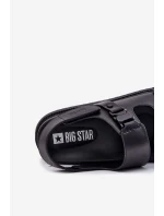 Pánské Kožené Sandály Big Star RR174086 Černé