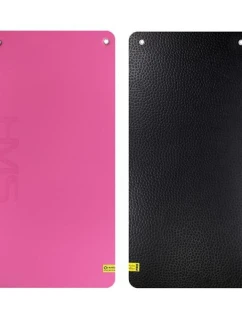 HMS Premium MFK02 Pink-Black - klubová fitness podložka s otvory
